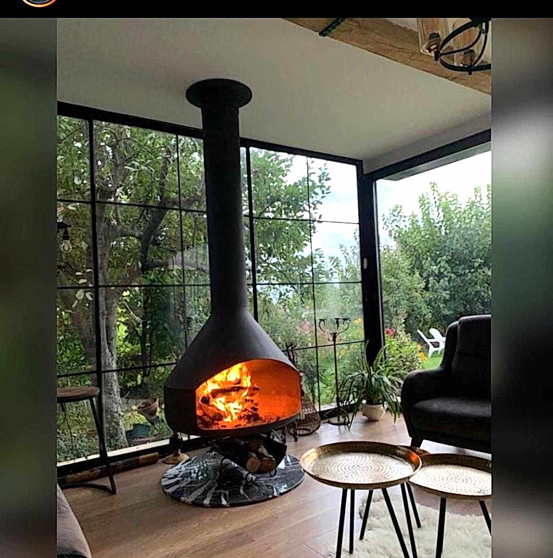 Yüksek Ağızlı Ufo Şömine